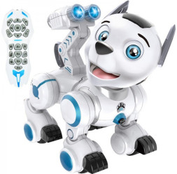Робот-собака &quot;Дружок&quot; (сенсорные датчики, программируется, свет, звук, лай) - ZYB-B2856