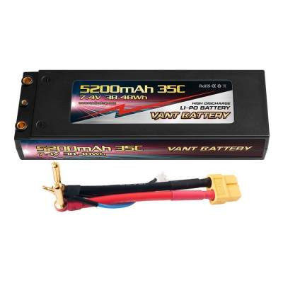 Аккумулятор Vant Li-Po 7.4V 5200 35C S XT60 plug - VANT-5200-35C-2S-X