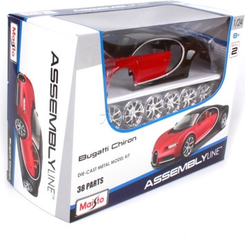 Сборная металлическая модель Maisto Bugatti Chiron 1:24 - 39900