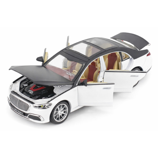 Радиоуправляемая металлическая машина Mercedes S600 1:22 - HCL-3813-WHITE