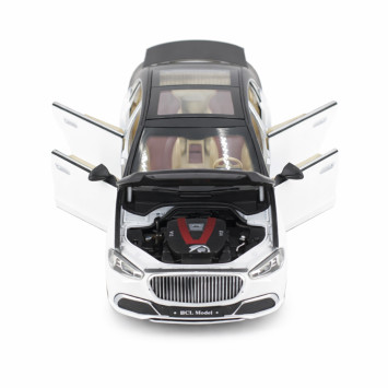 Радиоуправляемая металлическая машина Mercedes S600 1:22 - HCL-3813-WHITE