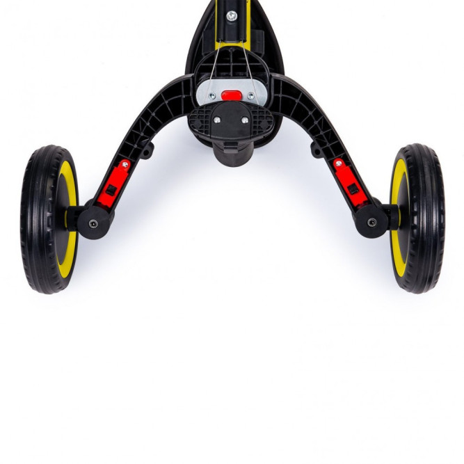 Детский беговел-велосипед 6в1 с родительской ручкой, желтый - TR008-YELLOW