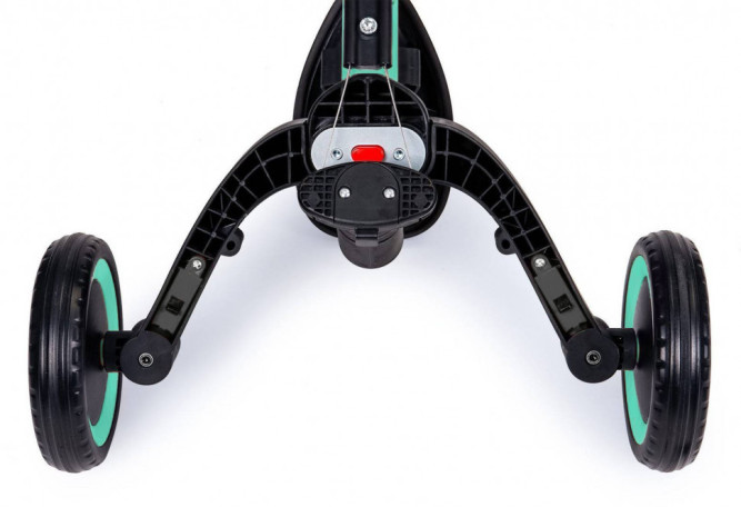 Детский беговел-велосипед 6в1 с родительской ручкой, зеленый - TR008-CYAN