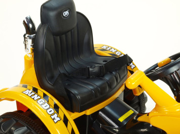 Детский электромобиль трактор на аккумуляторе 12V / желтый - JS328A-Y