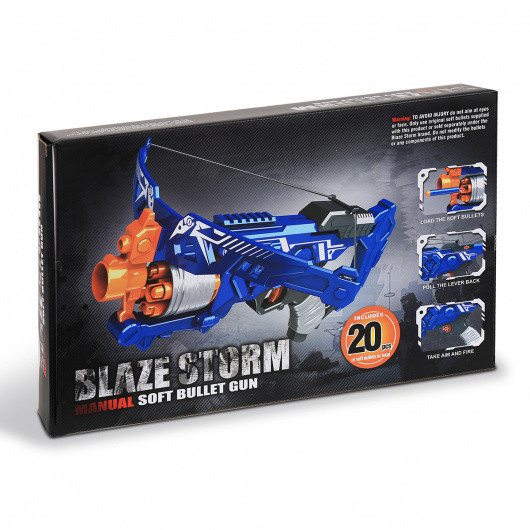 Арбалет механический &amp;quot;BlazeStorm&amp;quot; с мягкими пулями - 7107