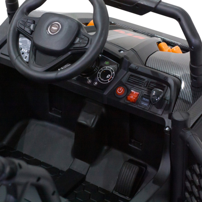 Детский электромобиль Багги (2WD, EVA, 24V, 130Вт) - AHL015-CARBON