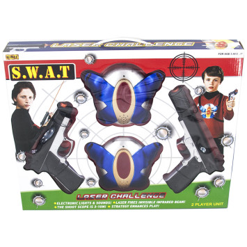 Игровой набор из пистолетов "Лазерный бой S.W.A.T." на батарейках - XZ-H53