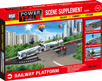 Модуль для железной дороги BSQ - Станция с платформой - BSQ-2031