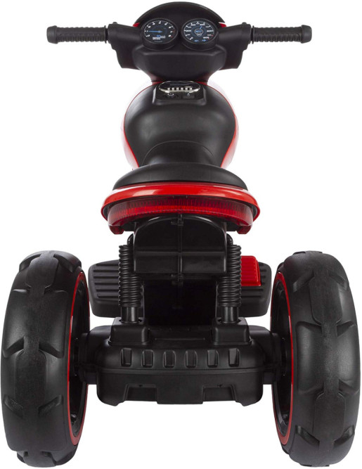 Детский мотоцикл на аккумуляторе Y-MAXI Police Red - SW198A-RED