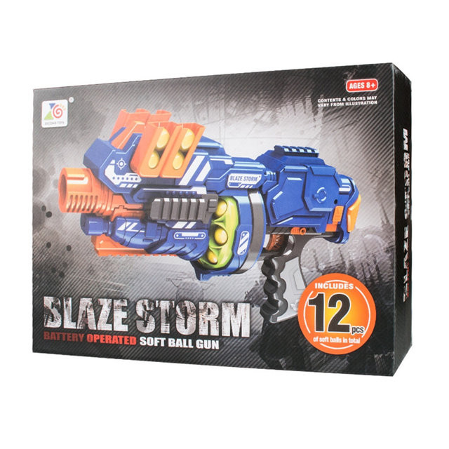Автомат с мягкими пулями на батарейках &amp;quot;BlazeStorm&amp;quot; - ZC7087