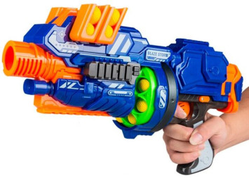 Автомат с мягкими пулями на батарейках "BlazeStorm" - ZC7087